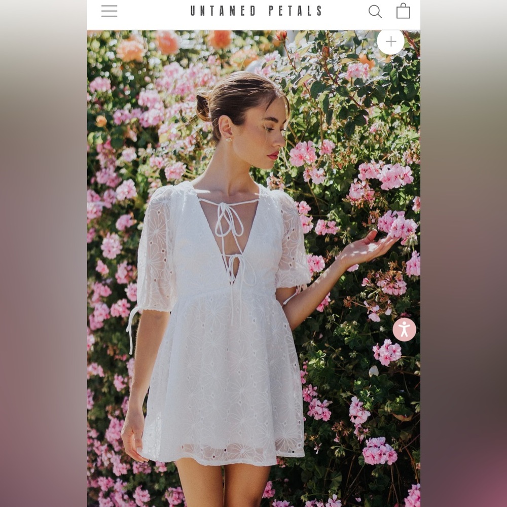 Untamed Petals Summer School Mini Dress